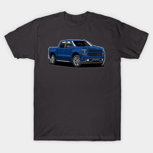 Silverado Truck 1500 (Blue) T-Shirt